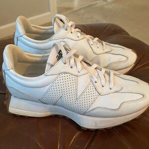 New Balance 327 White Leather
